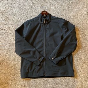 Tommy Bahama Charcoal Zip-Up Jacket